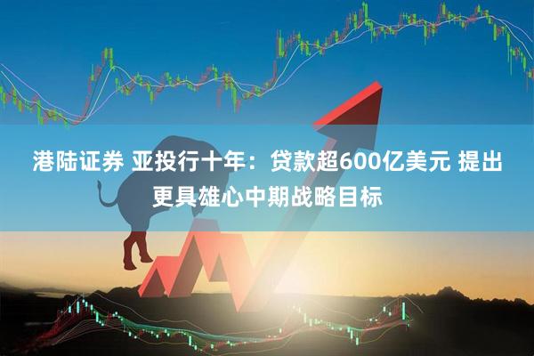 港陆证券 亚投行十年：贷款超600亿美元 提出更具雄心中期战略目标