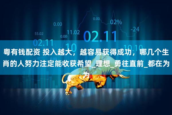 粤有钱配资 投入越大，越容易获得成功，哪几个生肖的人努力注定能收获希望_理想_勇往直前_都在为